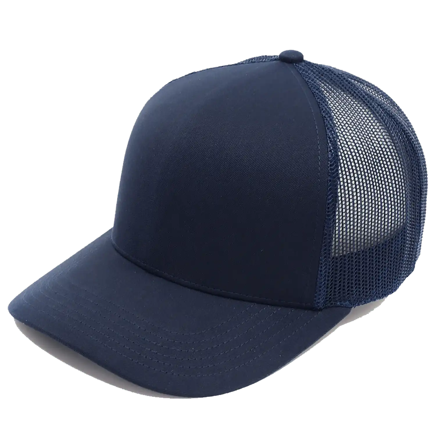 Tummansininen Smooth Mesh coFEE 4320 snapback lippis – blanco ilman logoa, mesh-selkä ja rubber snapback