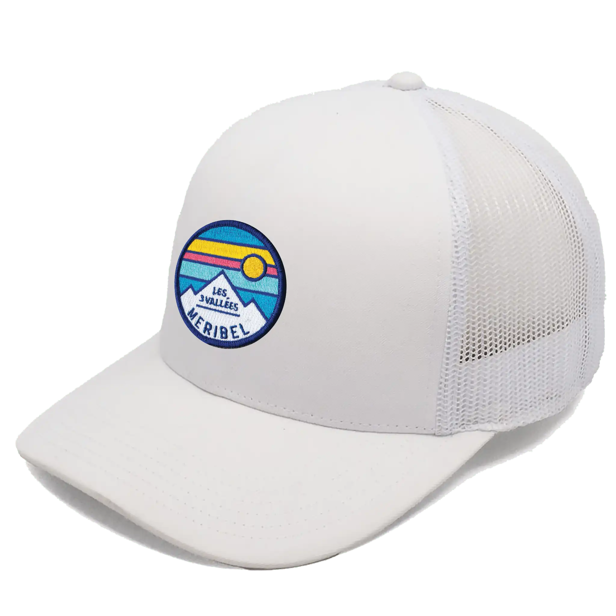 Smooth Mesh coFEE 4320 snapback lippis omalla logolla – kangasmerkki etupaneelissa, iso yhtenäinen logotila