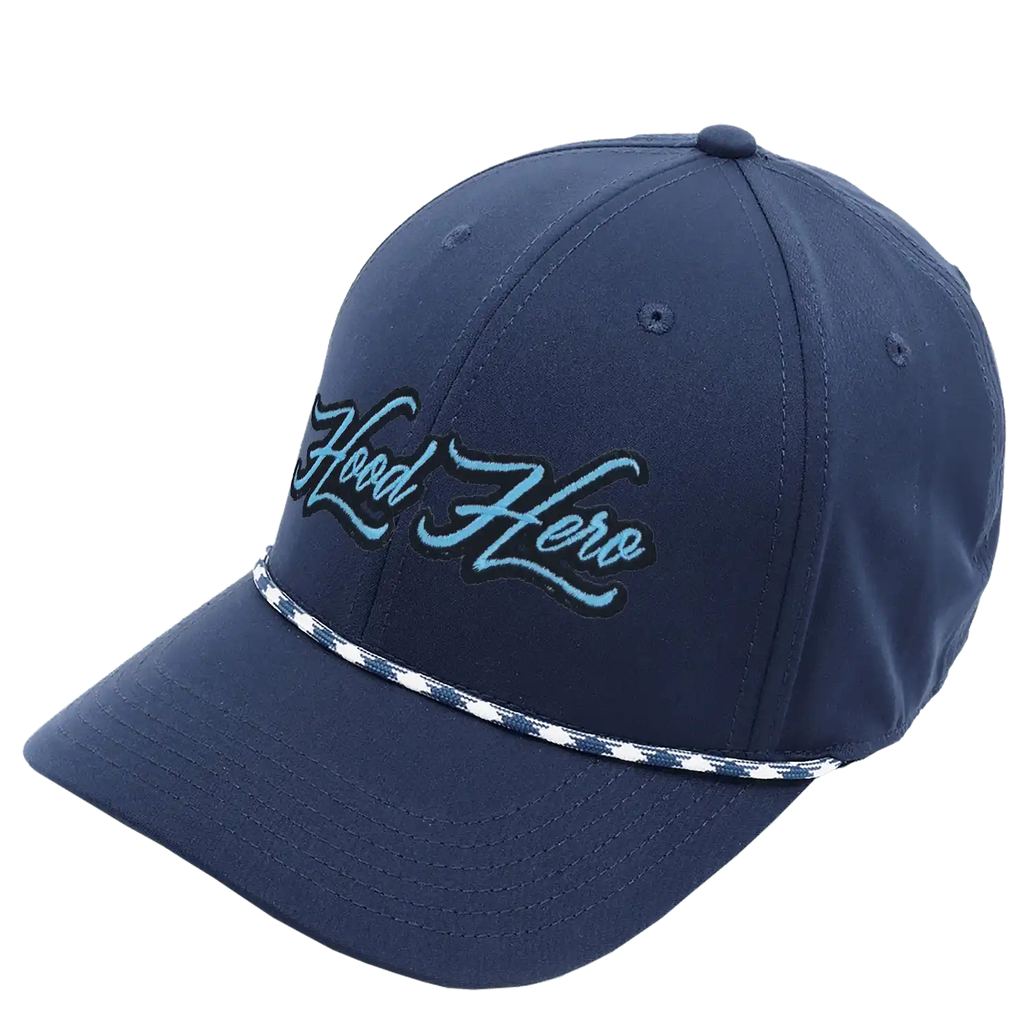 Rope coFEE 4330 narulippis omalla logolla – brodeeraus etupaneelissa, koristenaru lipassa