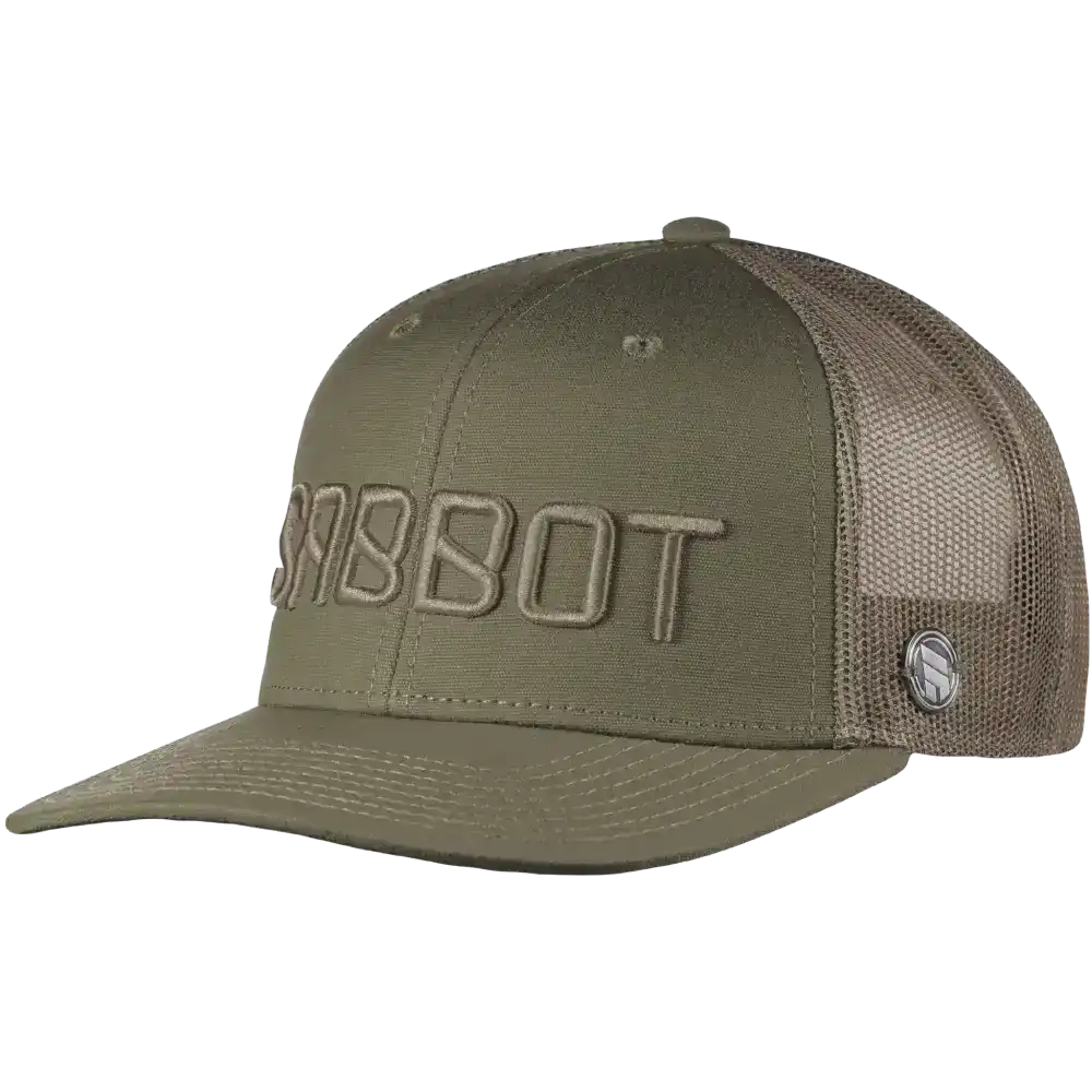 Esimerkki 3D brodeerattu lippis omalla logolla. Kuvassa ei ole 5 panel lippis