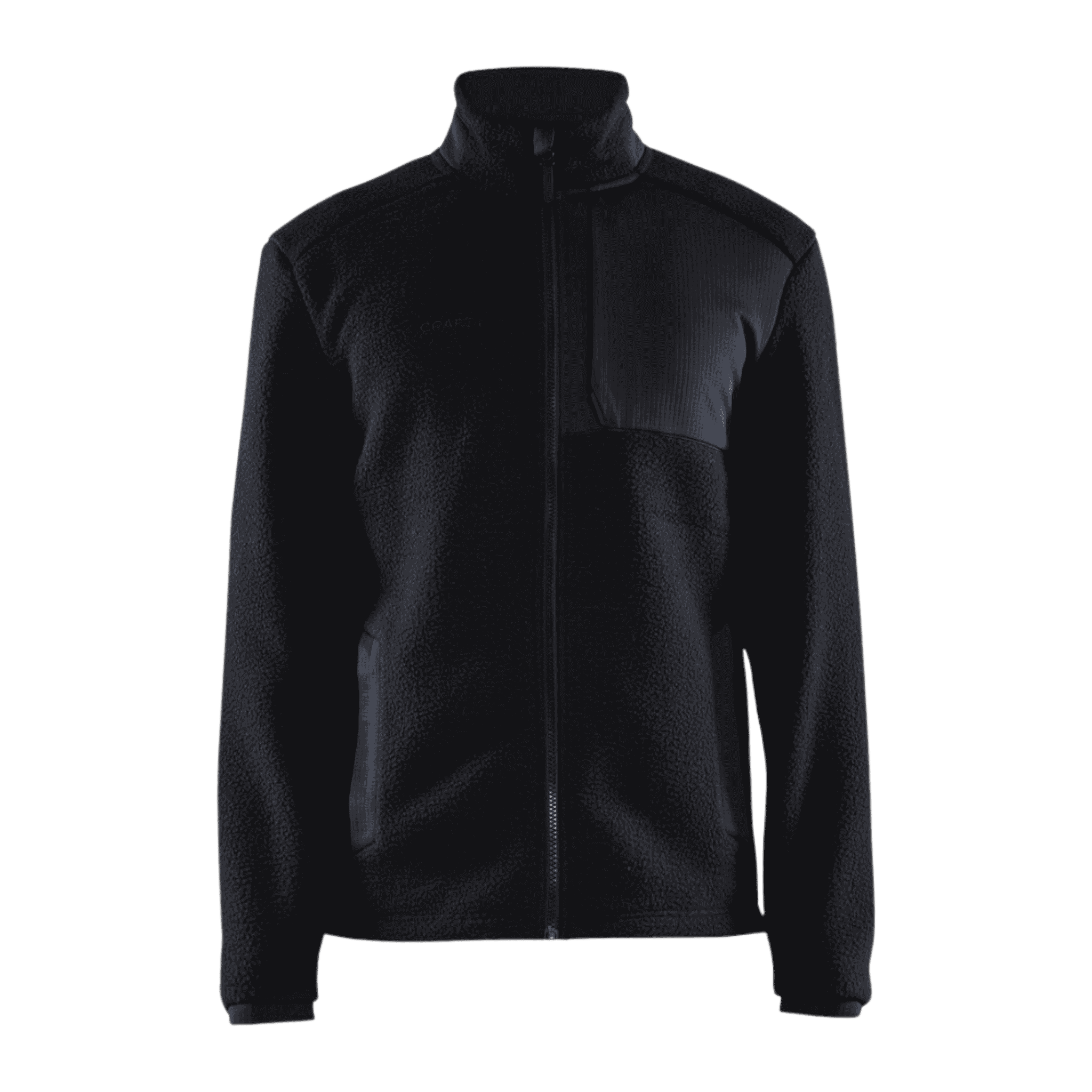 Craft ADV Explore Pile Fleece Jacket M Black – musta miesten teddy-fleece omalla logolla
