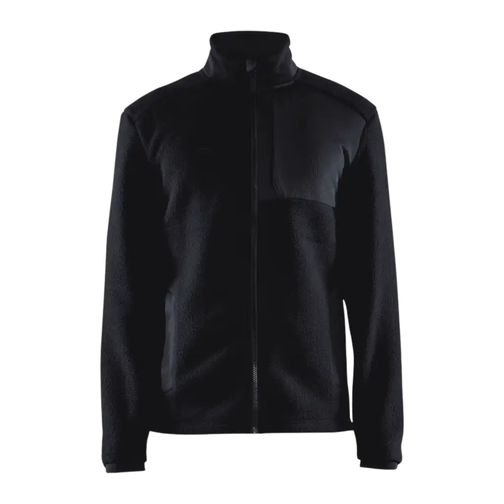 Craft ADV Explore Pile Fleece Jacket M Black – musta miesten teddy-fleece omalla logolla