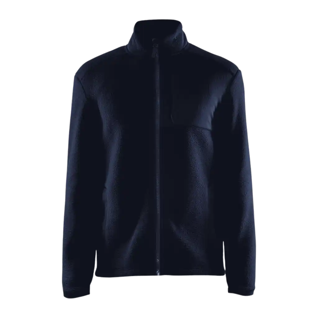 Craft ADV Explore Pile Fleece Jacket M Blaze-Black – lämmin miesten teddy-fleecetakki yrityskäyttöön