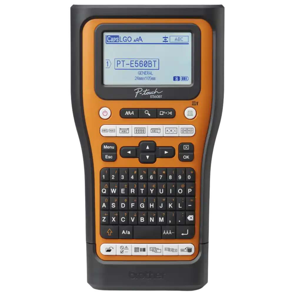 Brother PT-E560BTVP Pro -tarratulostin – Ammattilaisen Valinta Jopa 24mm Tarraleveyteen - Brother PT-E560BTVP