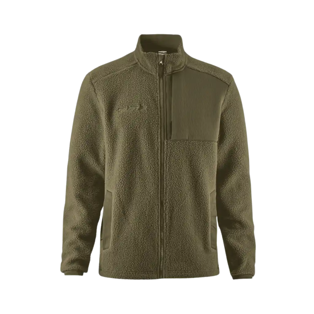 Craft ADV Explore Pile Fleece Jacket M Rift – pehmeä ja lämmin miesten fleece takki logomerkinnällä