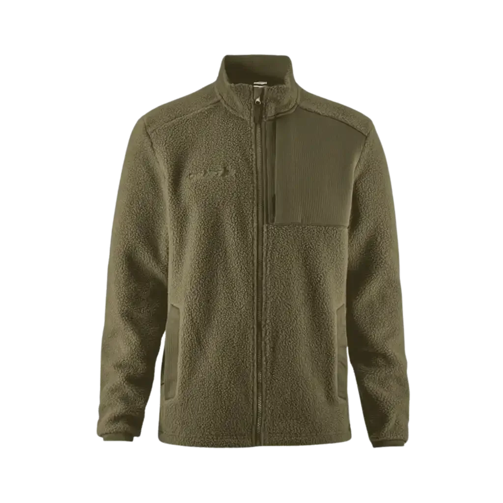 Craft ADV Explore Pile Fleece Jacket M, oliivinvihreä Rift, edestä