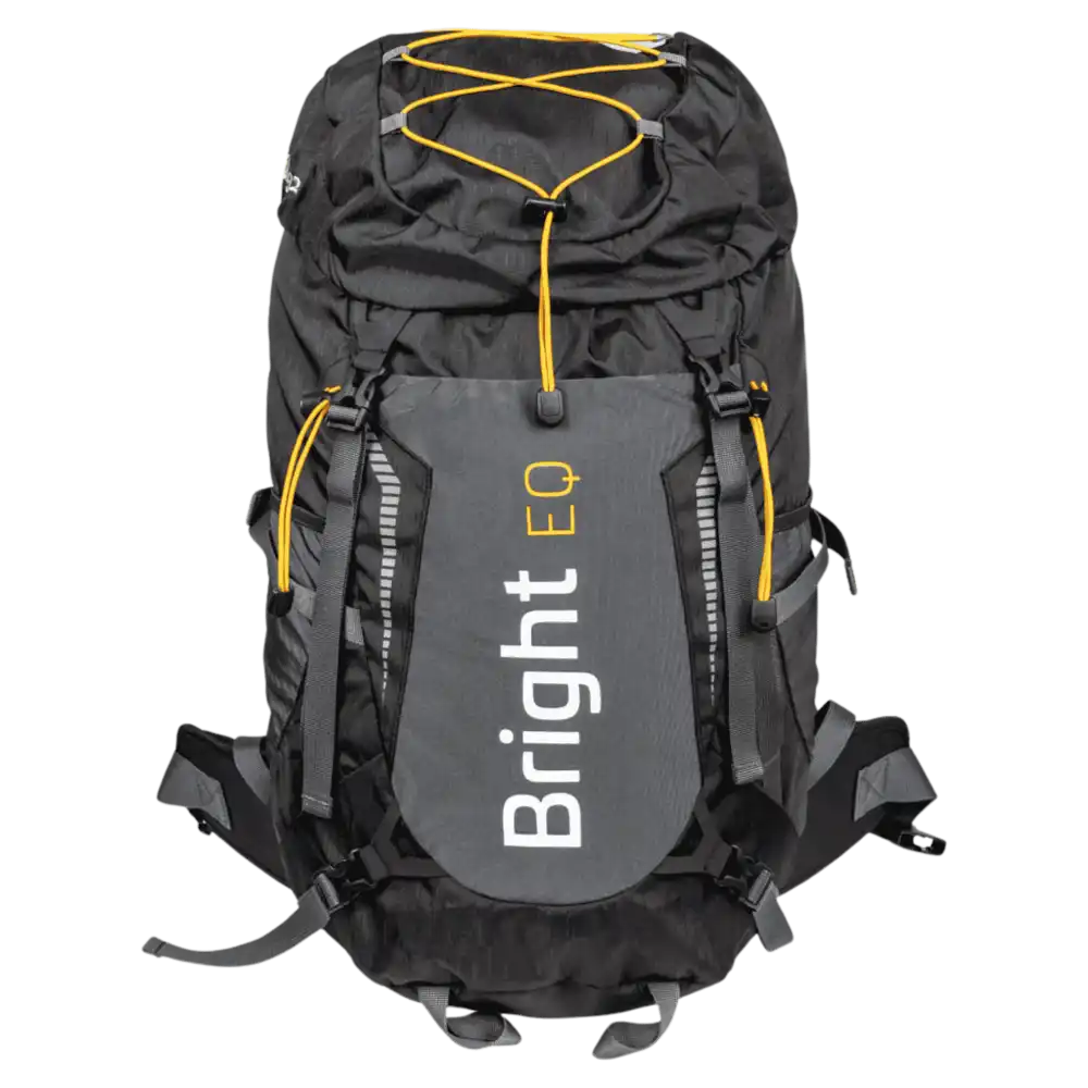 Harmaa Bright Equipment Tour 32L retkireppu edestä – käytännöllinen henkilöstölahja