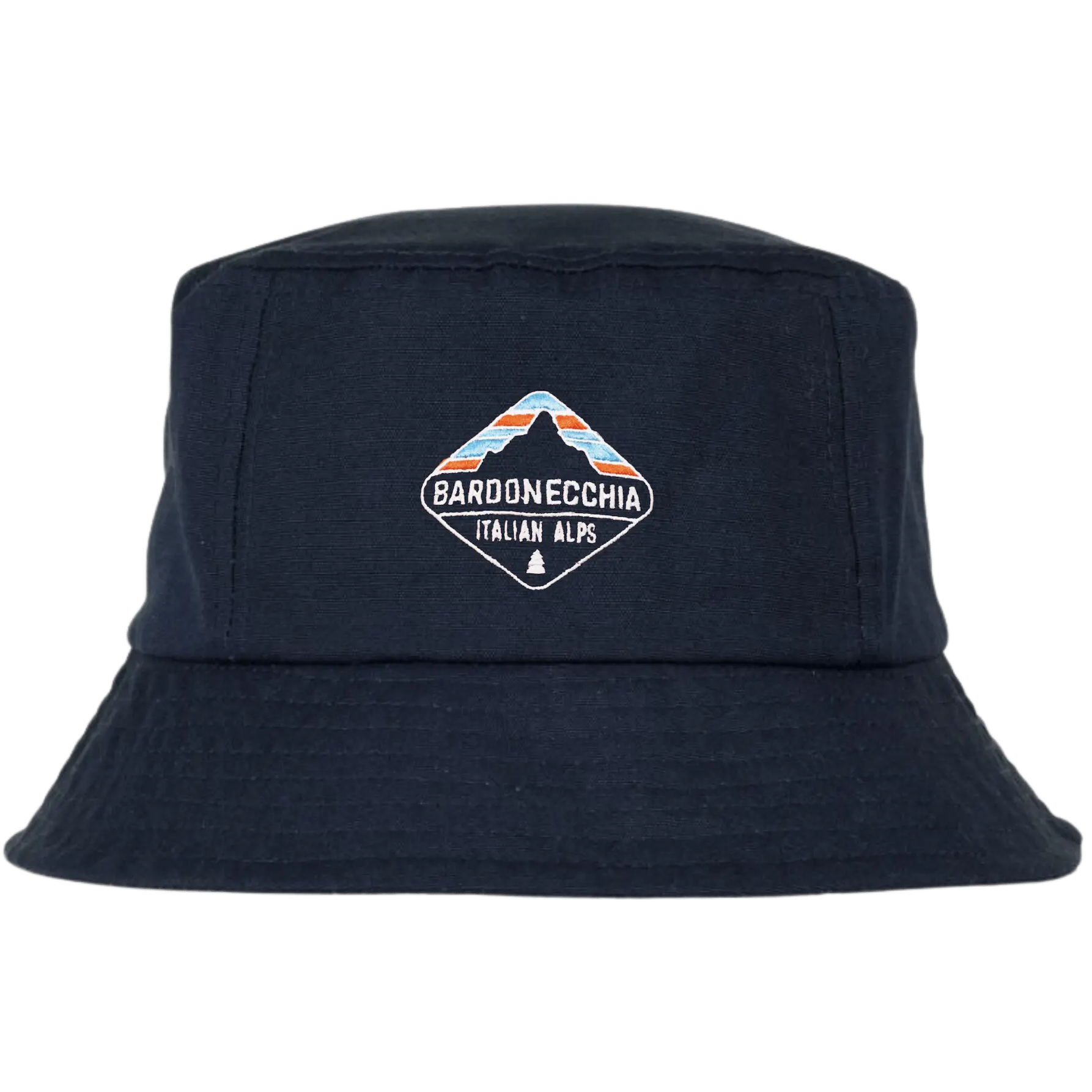 Bucket hat omalla logolla – tummansininen (navy)