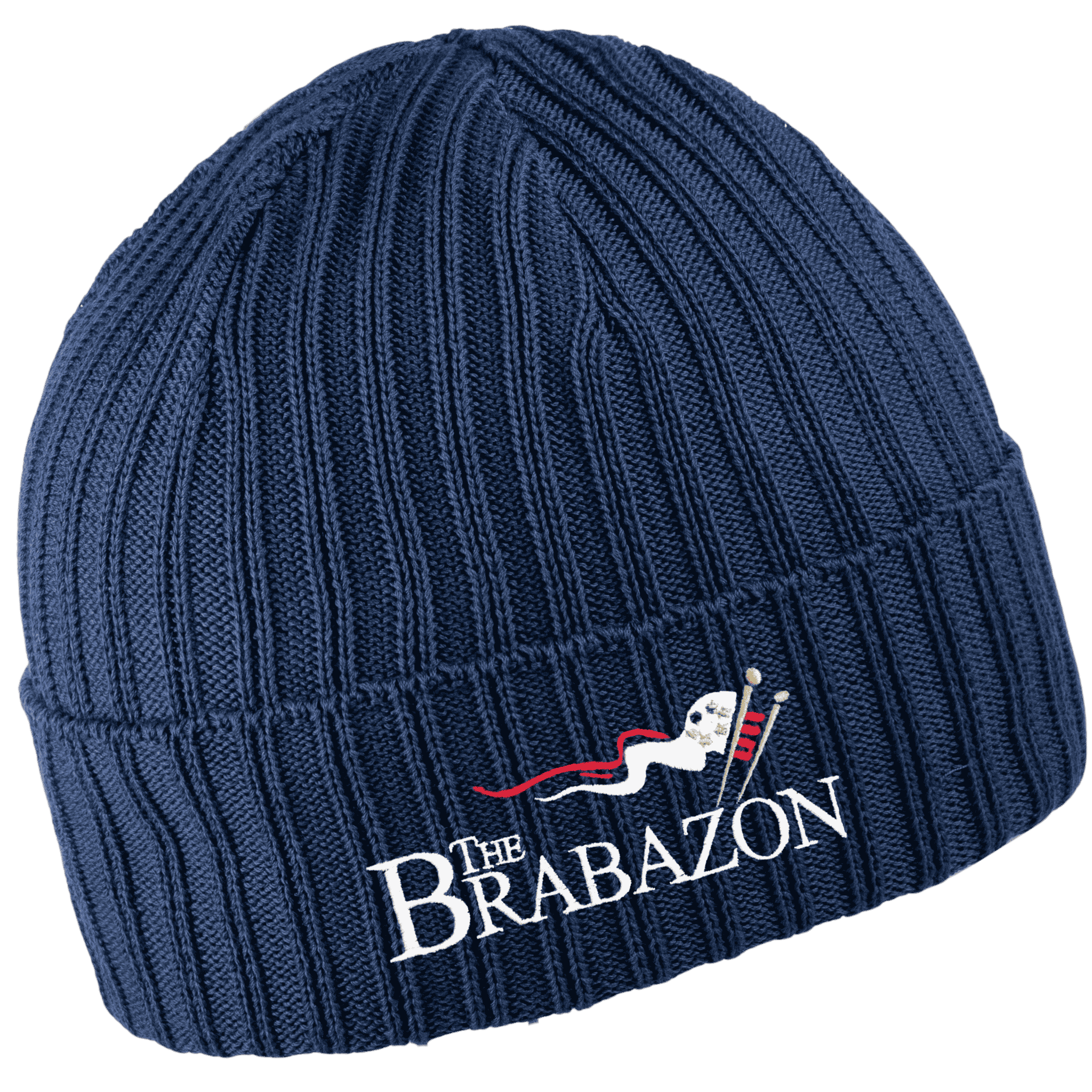 Cotton Band - 100% puuvillapipo blue jean - Pipo omalla logolla