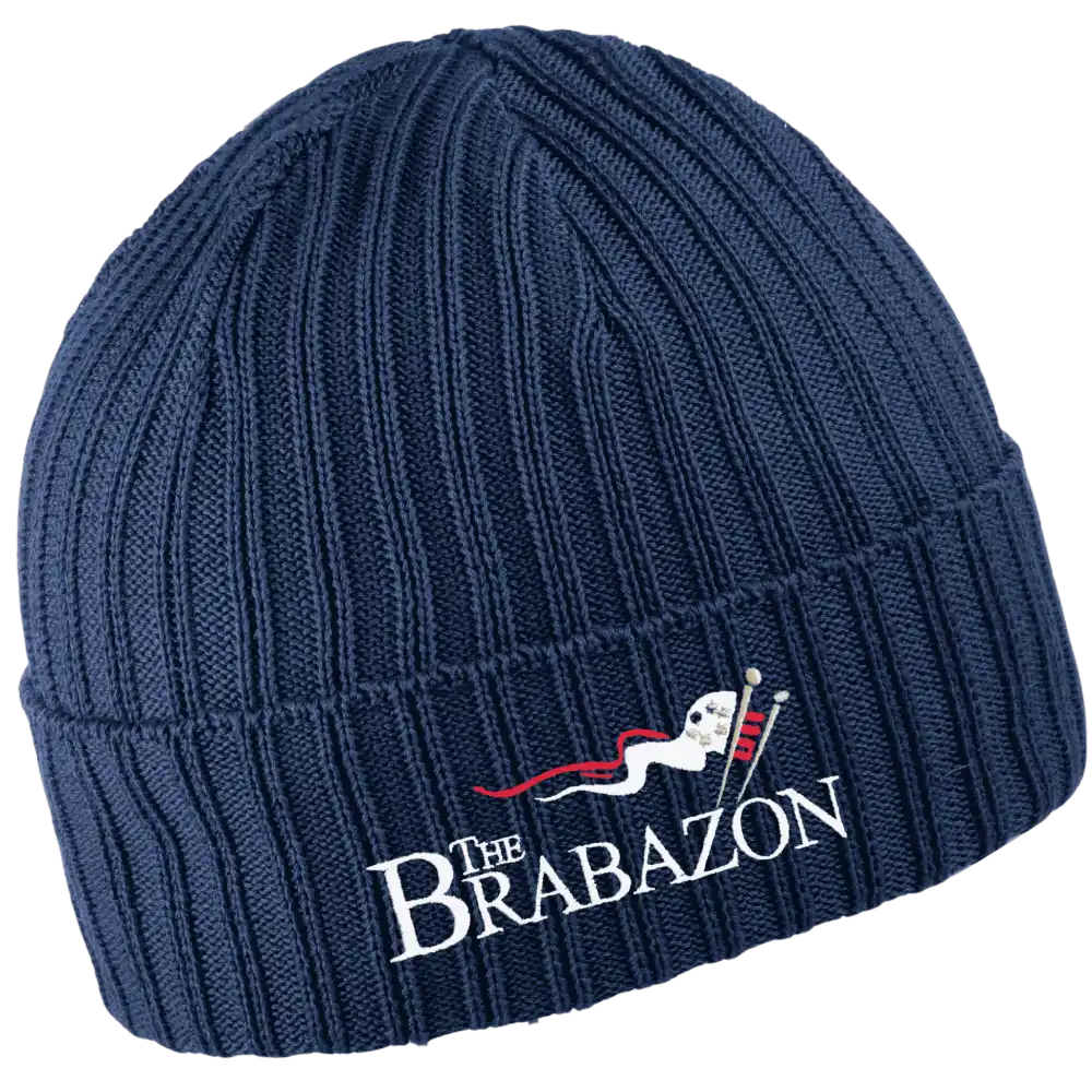 Cotton Band - 100% puuvillapipo blue jean - Pipo omalla logolla