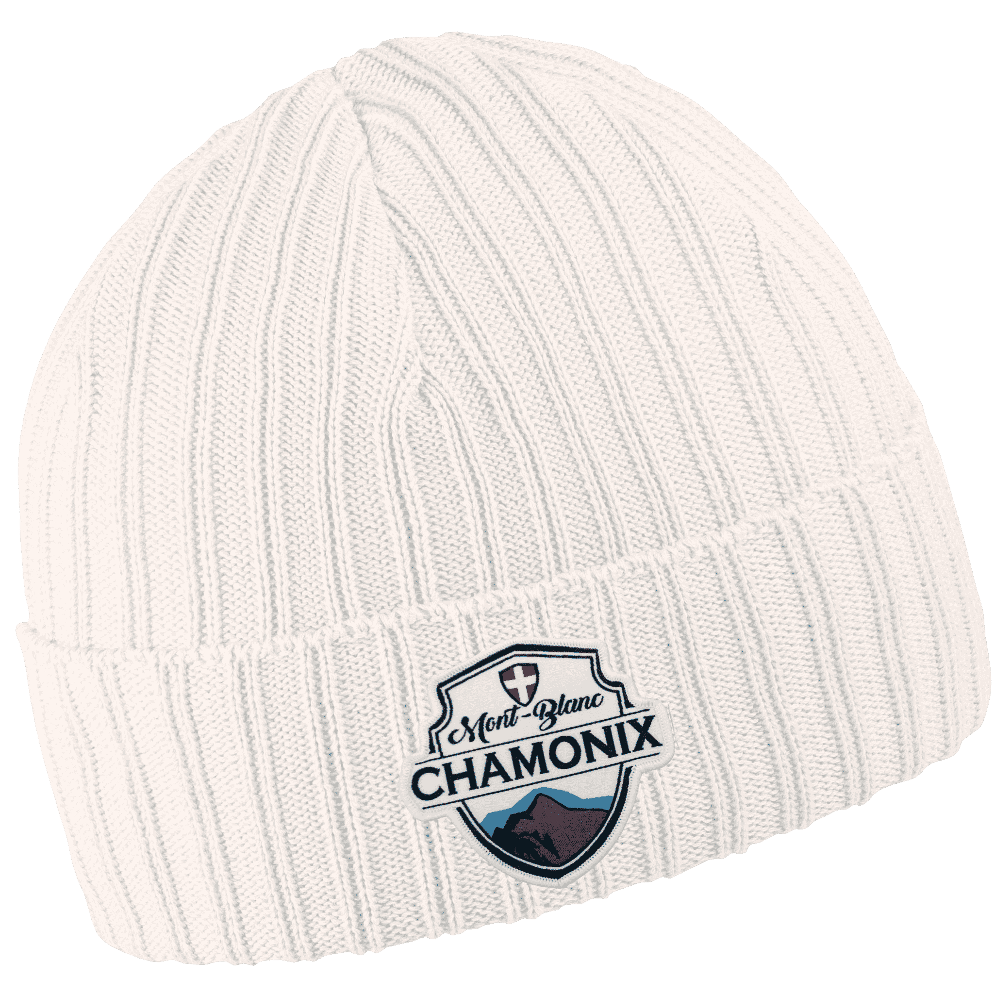 Cotton Band - 100% puuvillapipo off white - Pipo omalla kangasmerkki logolla.