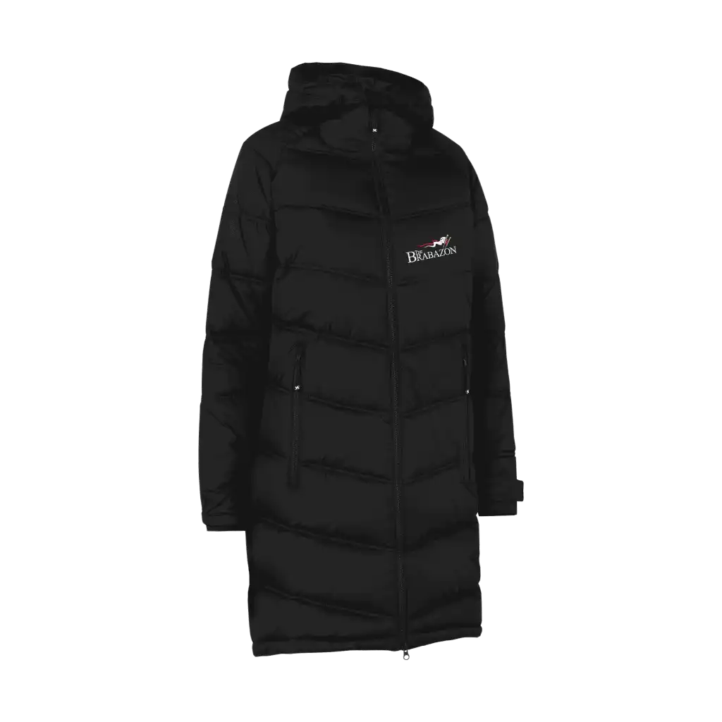 Musta GEYSER Winter Jacket naisille omalla logolla – brodeerattu logo rinnassa (G11070)