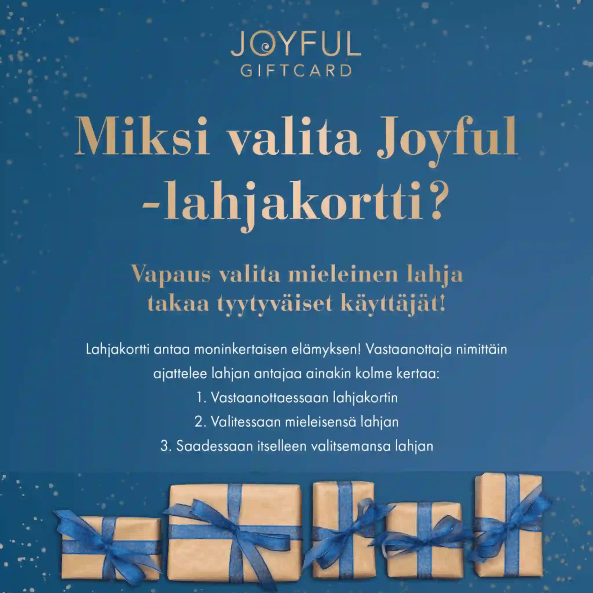 Joyful Giftcard – Lahjakortti yrityksille