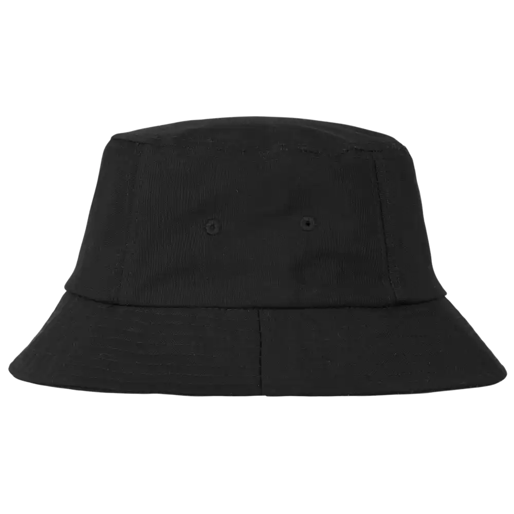 Musta kalastajanhattu omalla logolla -Laadukas 100% Puuvillaa ja HengittÀvÀ -ZigiZagi