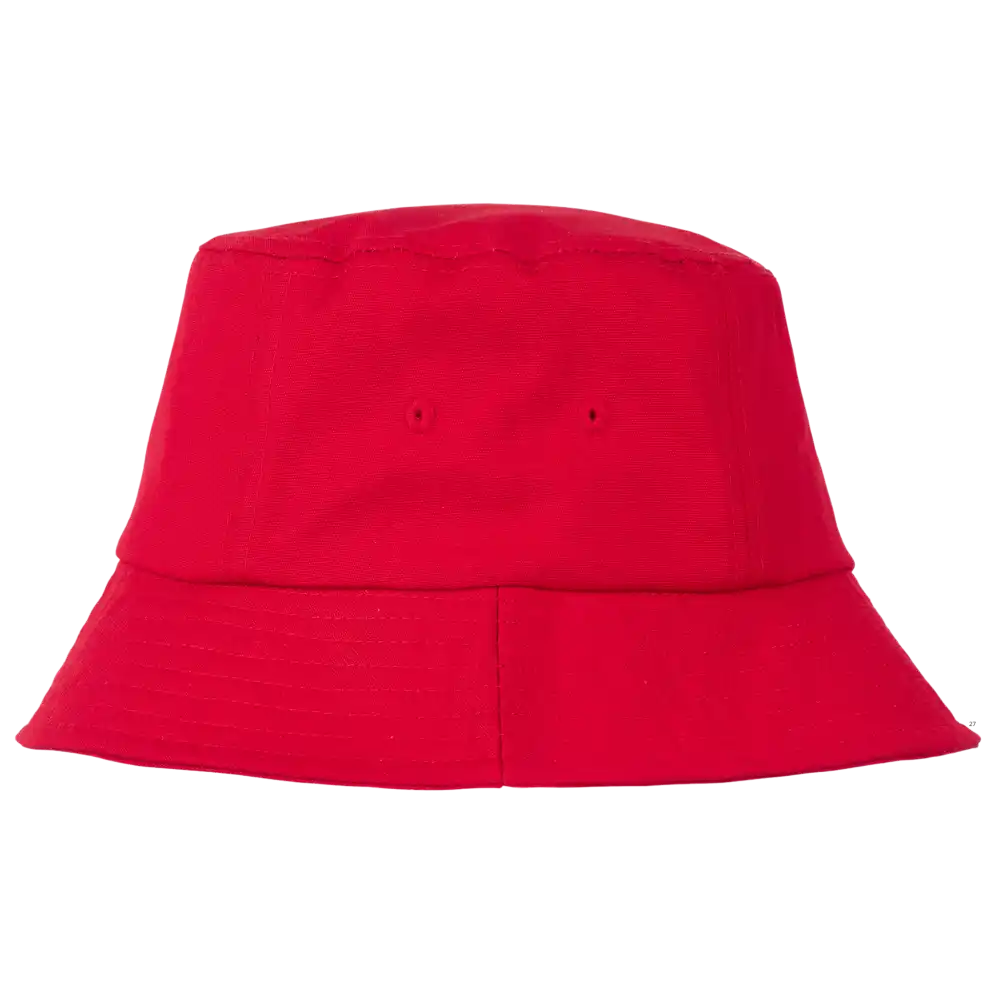 Laadukas 100% Puuvillaa ja HengittÀvÀ. Punainen kalastajanhattu omalla logolla - ZigiZagi