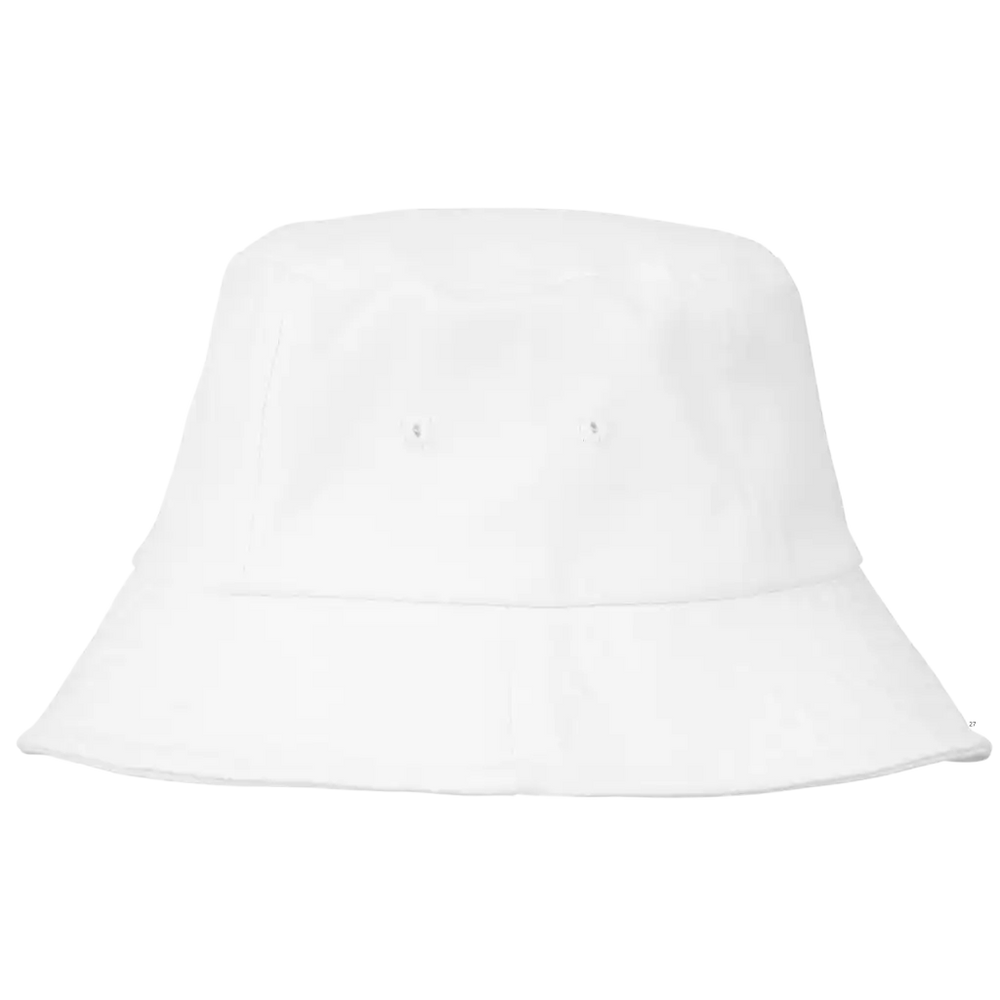 Bucket Hat - Laadukas 100% Puuvillaa ja Hengittävä - Kalastajanhattu - Valkoinen - Varastolippalakit