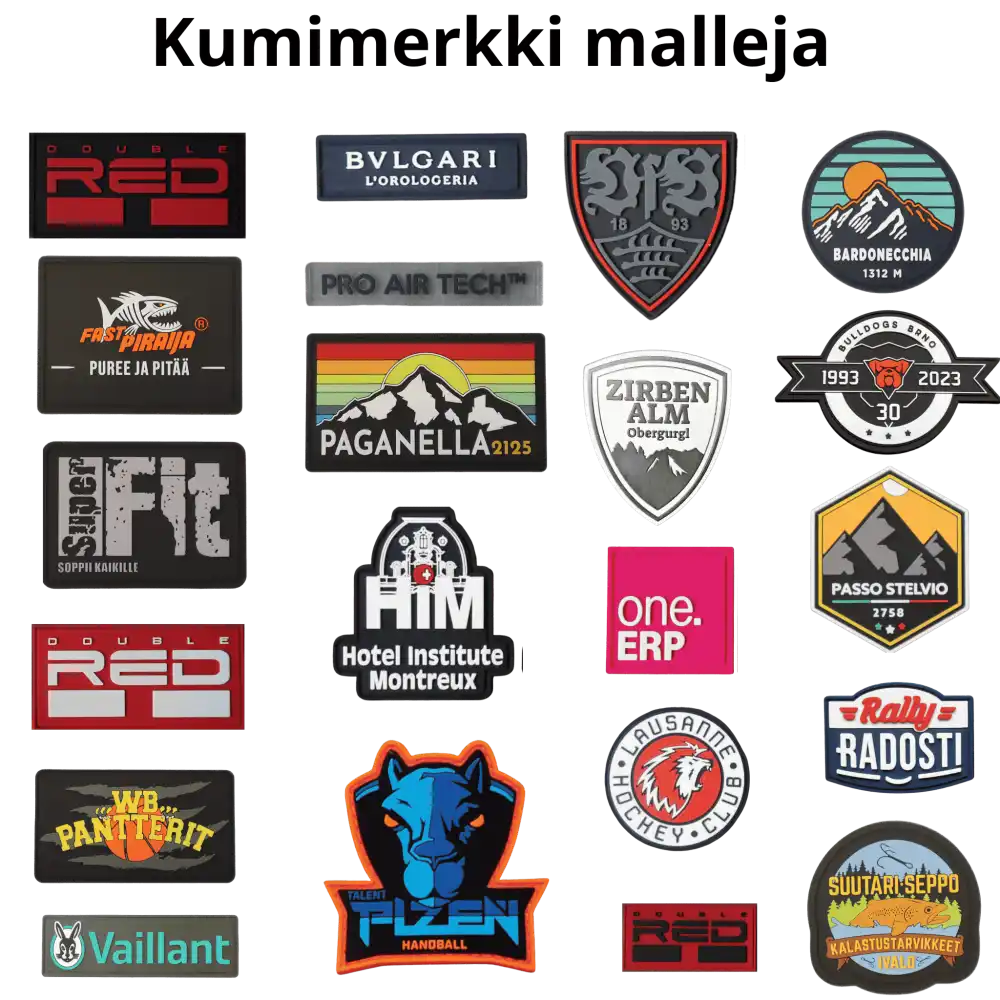 Pipo omalla logolla - Kumilogo malleja pipoon