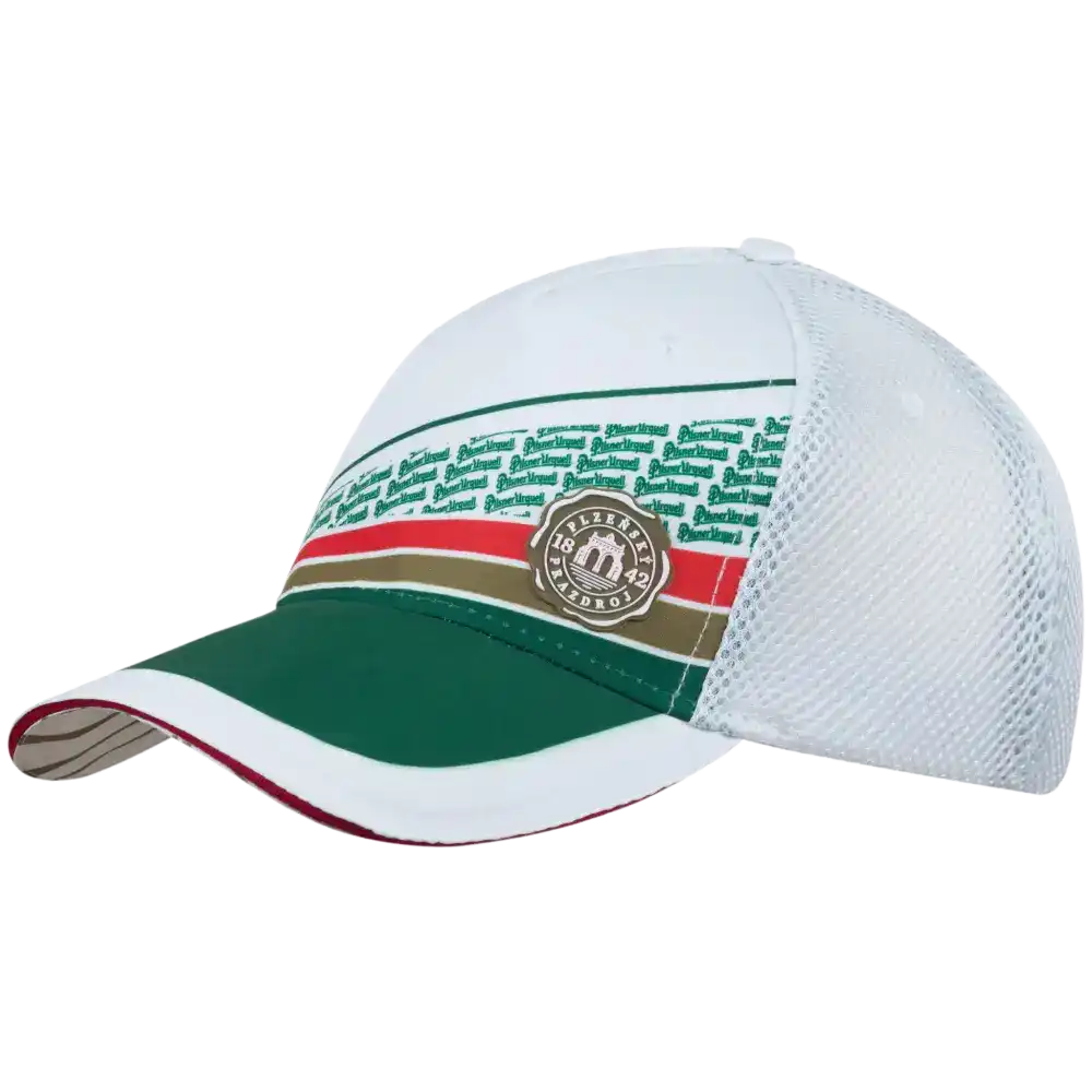 Kustomoitu lippis Twill cotton mesh - Print + Badge-ZigiZagi