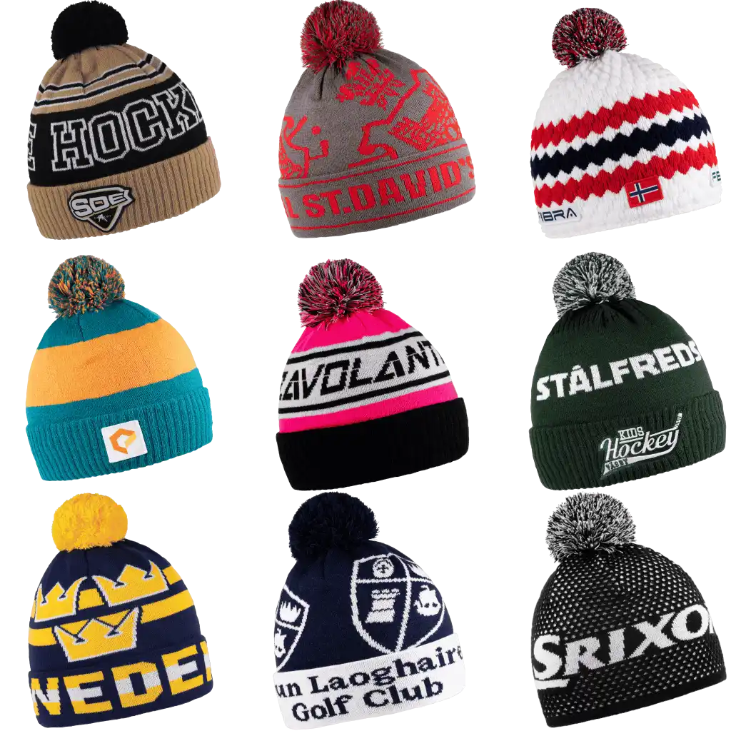 Inspiraatiokollaasi useista erilaisista kustomoiduista fanipipoista ja retropipoista omalla designilla