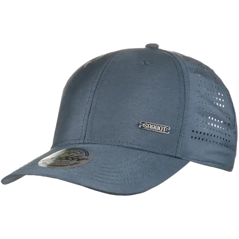 Esimerkki kuva metallilogolla varustettu lippis omalla logolla. Kuvassa ei ole 5 panel lippis