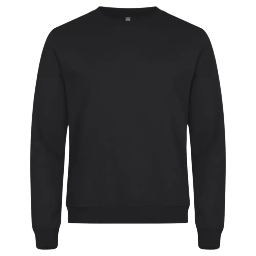 Miami Roundneck musta college omalla yrityksen logolla-ZigiZagi