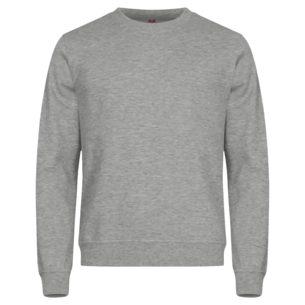 Miami Roundeck meleerattu harmaa college omalla yrityksen logolla-ZigiZagi