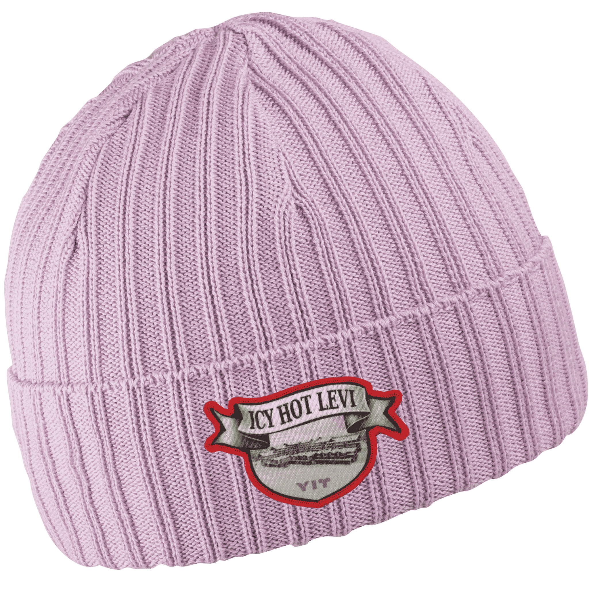 Cotton Band 100% puuvillapipo omalla logolla - Light pink
