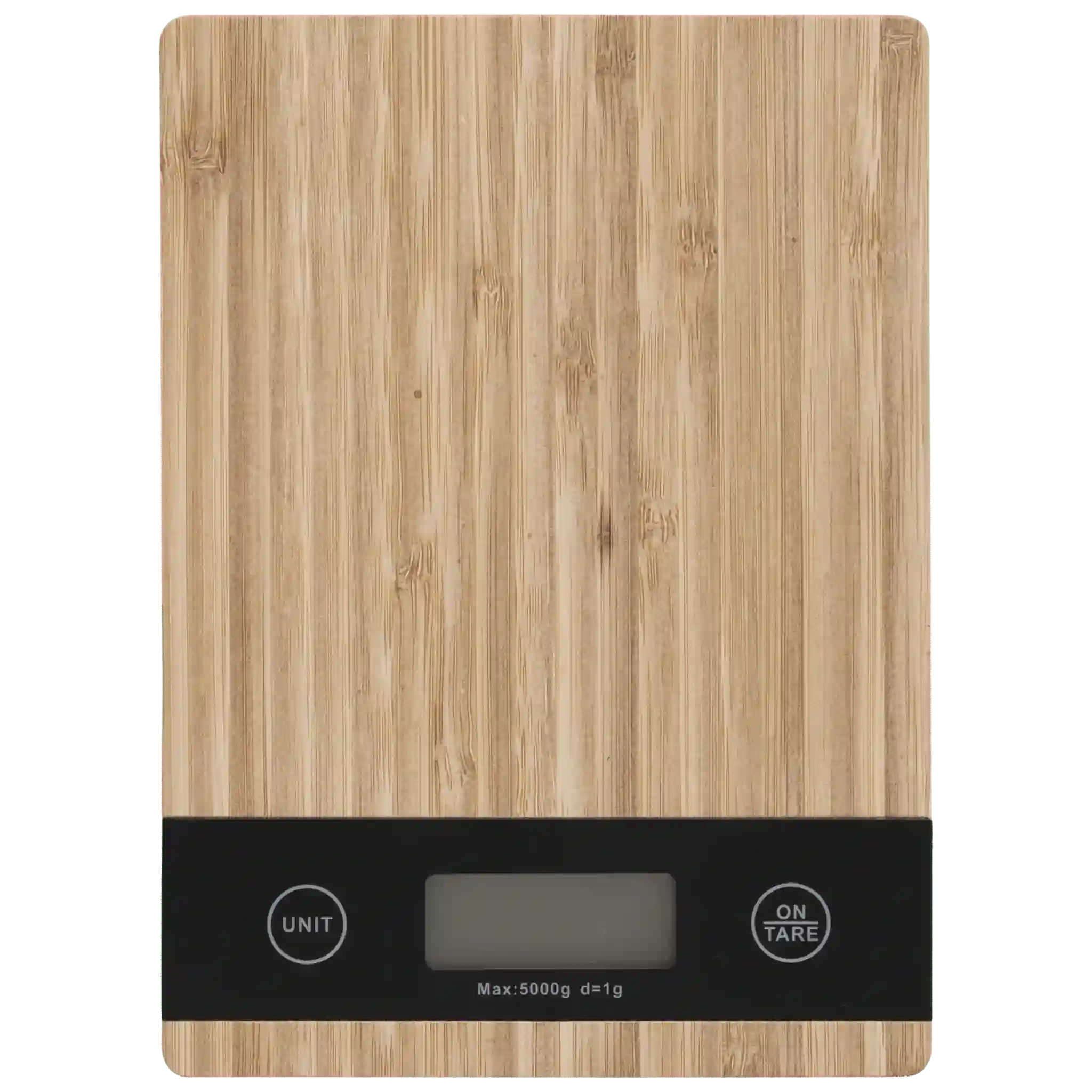 Orrefors Jernverk bambu-keittiövaaka 5 kg digitaalinäytöllä