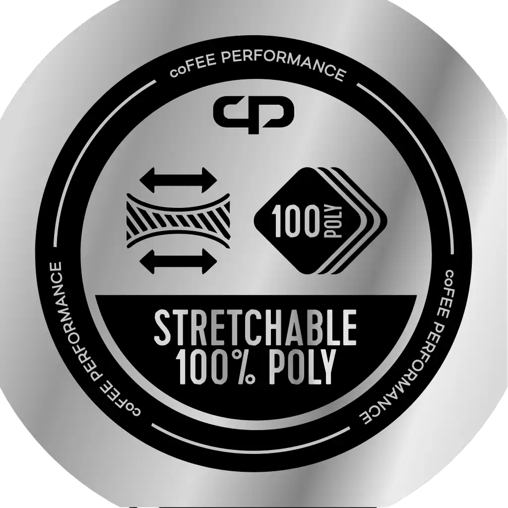 Lähikuva ROPE Lippalakin lipan tarrasta. Jossa kerrotaan että kyseessä joustava tekninen materiaali