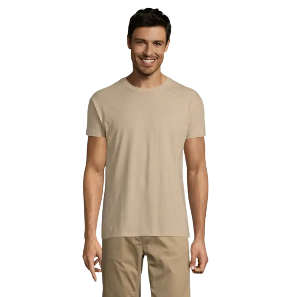 Regent T-Paita omalla logolla kampanja. 100kpl logolla 5.95€/kpl - Sand - 115 / L - T-paidat