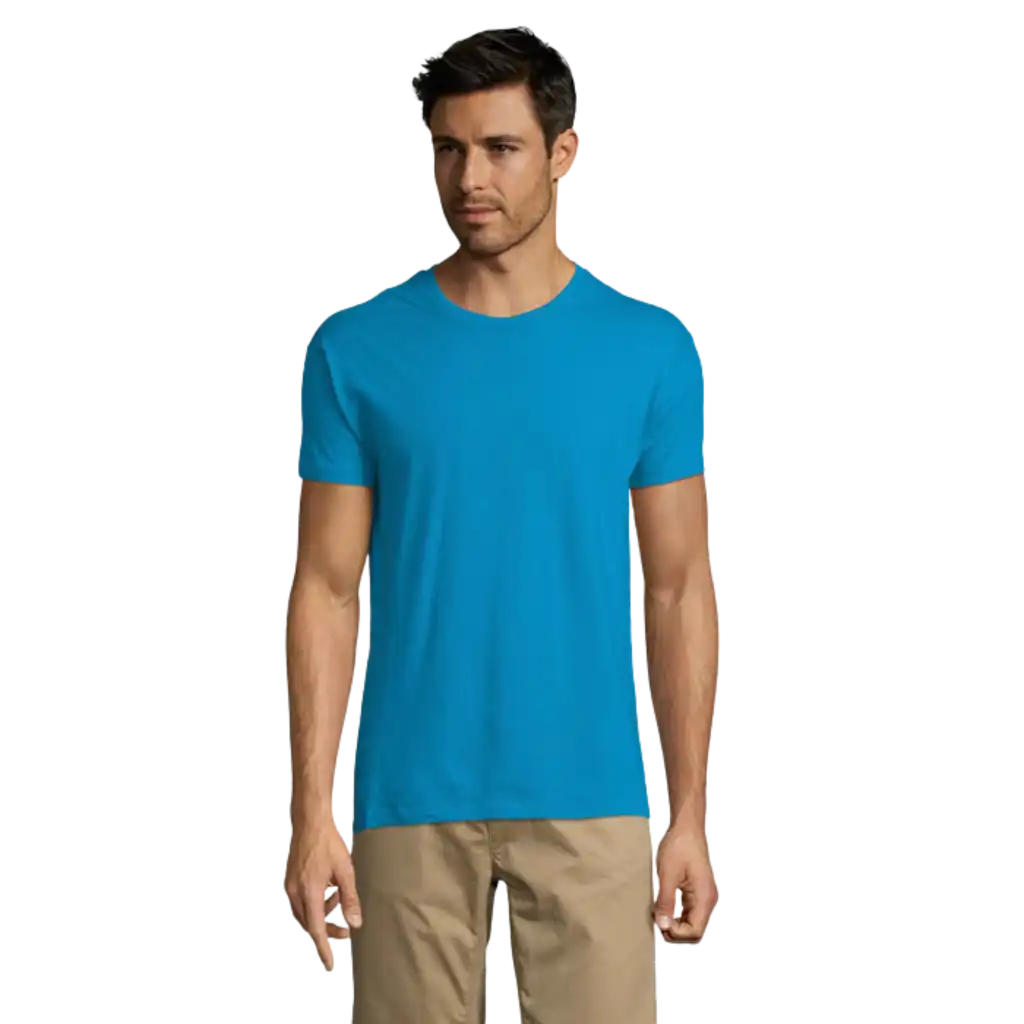 Regent T-Paita omalla logolla kampanja. 100kpl logolla 5.95€/kpl - Aqua - 321 / L - T-paidat