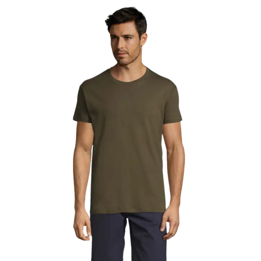 Regent T-Paita omalla logolla kampanja. 100kpl logolla 5.95€/kpl - Army - 269 / L - T-paidat