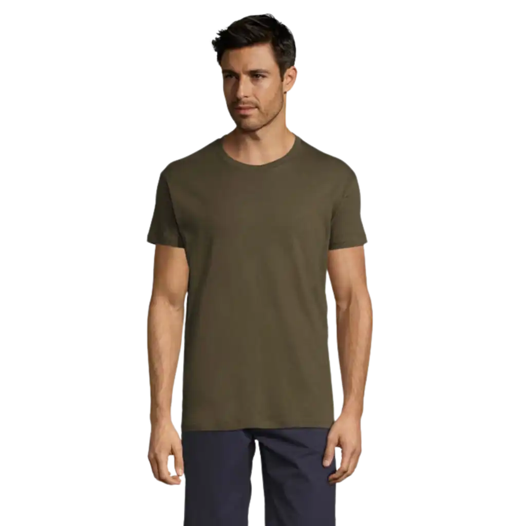 Regent T-Paita omalla logolla kampanja. 100kpl logolla 5.95€/kpl - Army - 269 / L - T-paidat