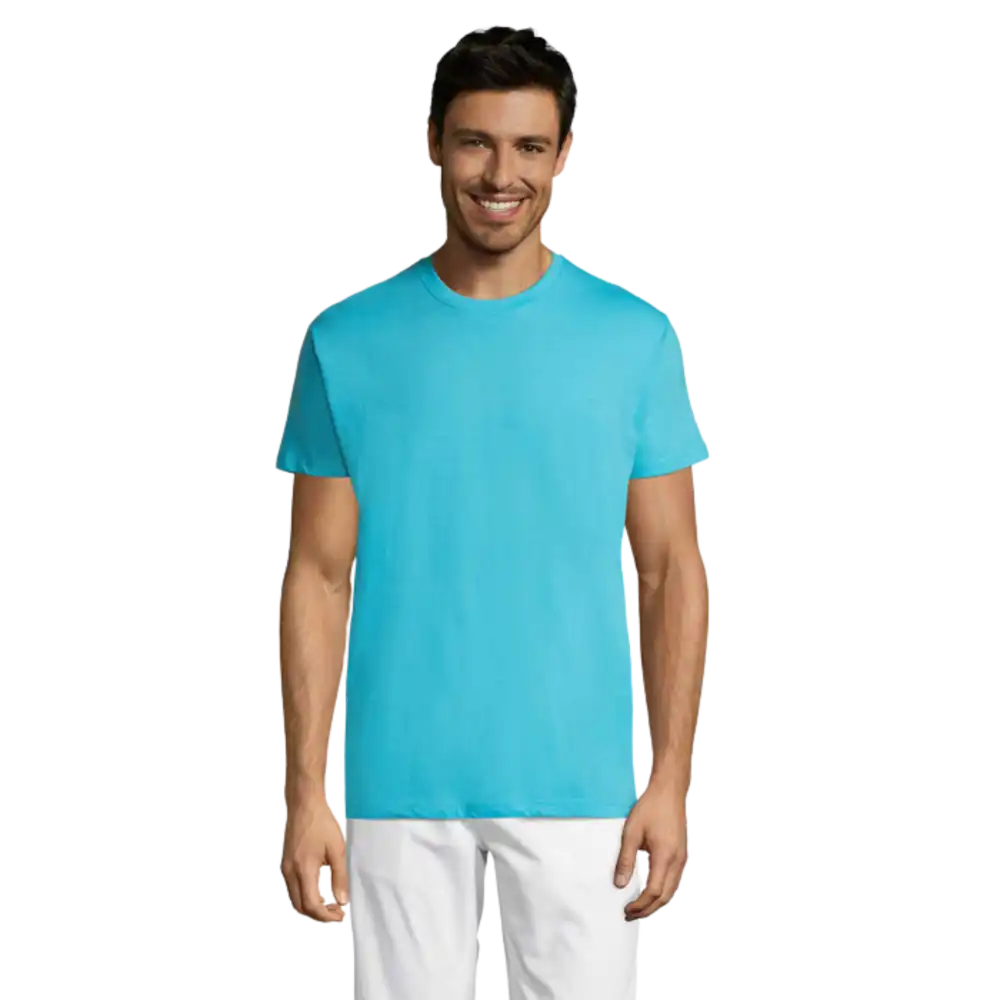 Regent T-Paita omalla logolla kampanja. 100kpl logolla 5.95€/kpl - Atollblå - 225 / L - T-paidat