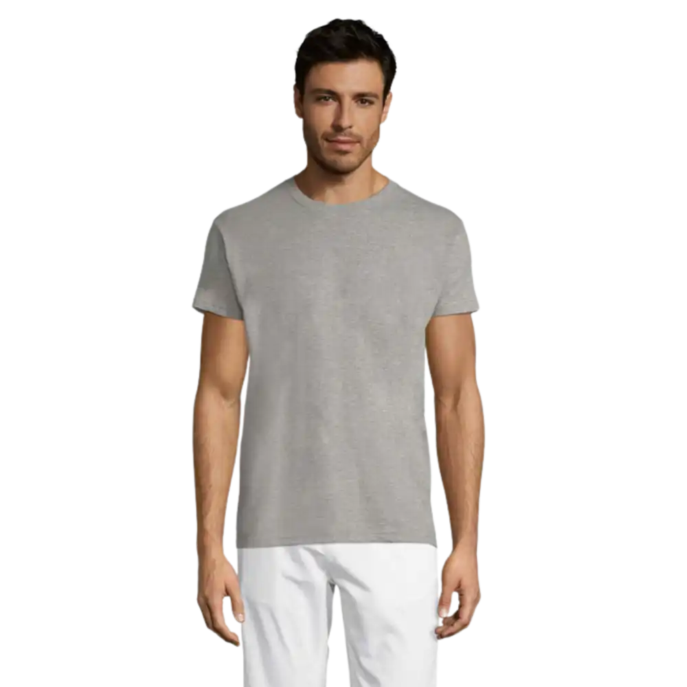 Regent T-Paita omalla logolla kampanja. 100kpl logolla 5.95€/kpl - Grå Melange - 350 / L - T-paidat