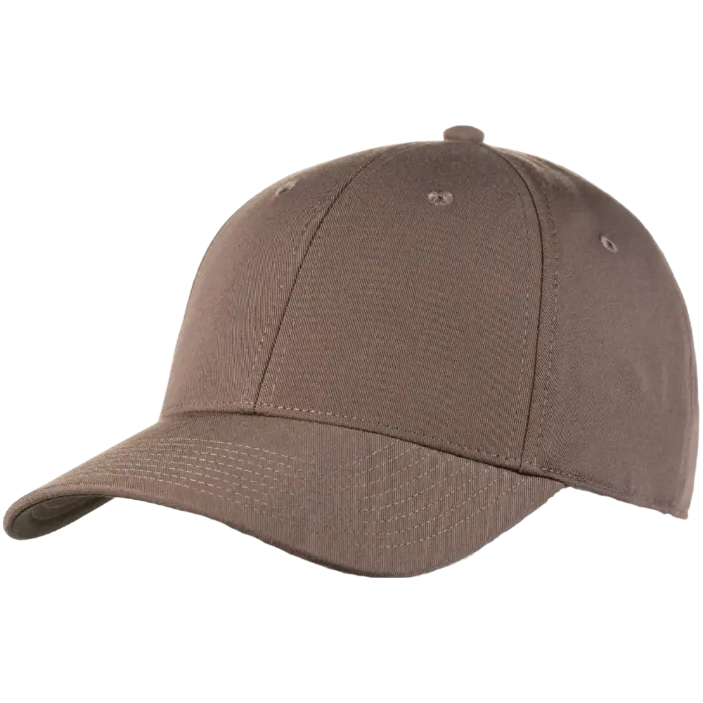 Kuva edestä Rayon 4350 lippis omalla logolla, väri Ruskea