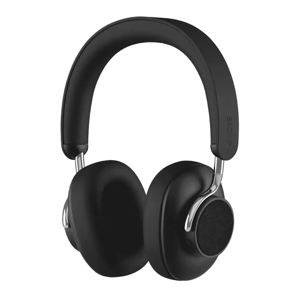 Mustat SACKit Touch 310 Hybrid ANC -kuulokkeet yrityslahjaksi