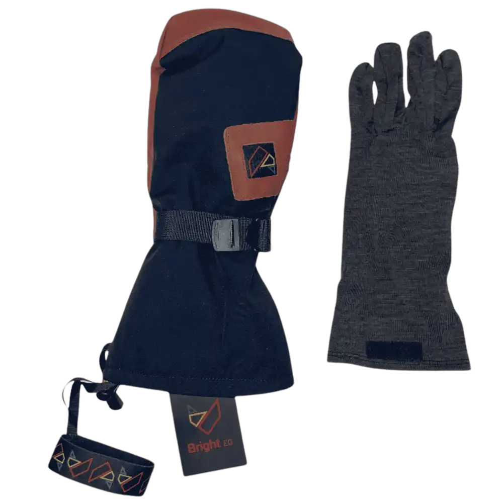 Sapmi Edition 2-in-1: Vedenpitävä ulkokinnas ja irrotettava merinovillainen sisäsormikas