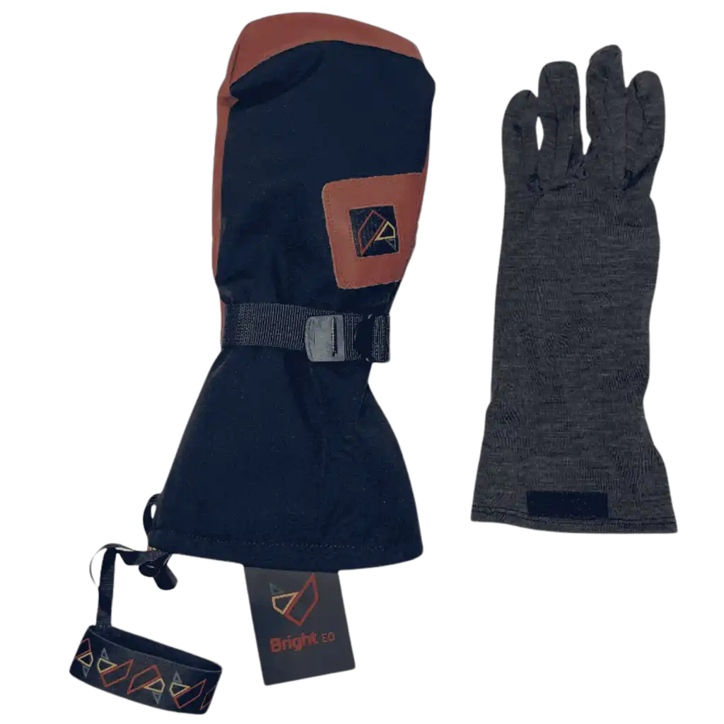 Sapmi Edition 2-in-1: Vedenpitävä ulkokinnas ja irrotettava merinovillainen sisäsormikas