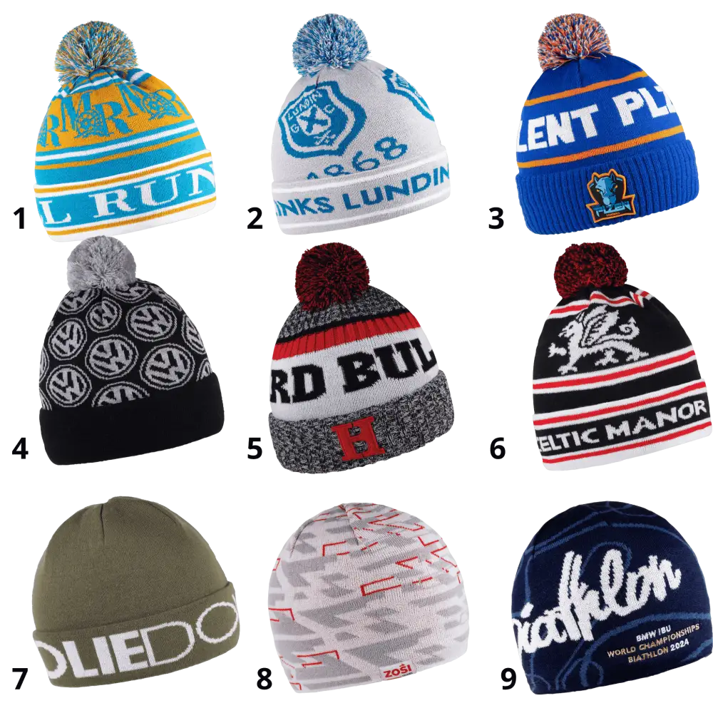 Kustomoitu Premium-merinovillapipo omalla Designilla