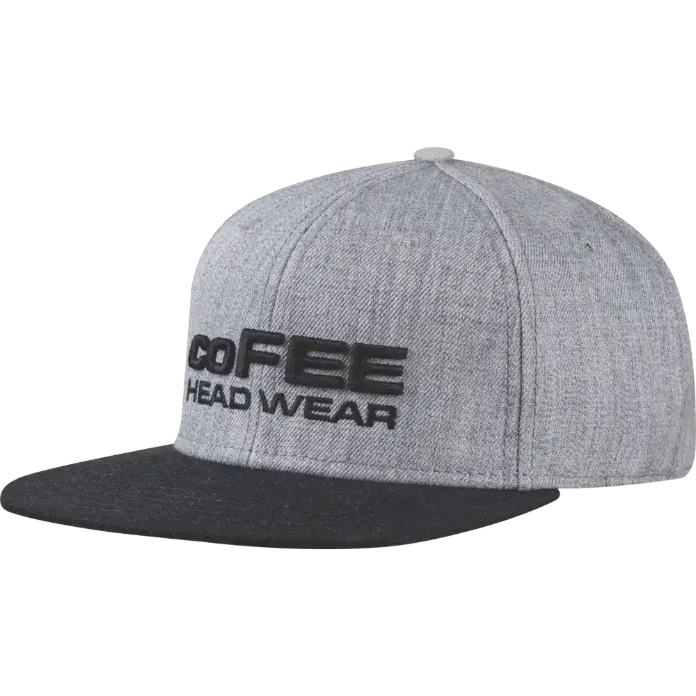 Melange snapback brodeerattuna omalla 3D logolla, väri Musta