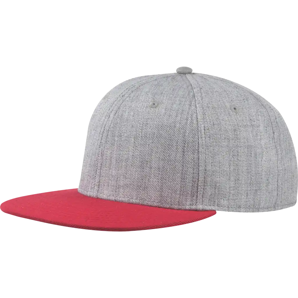 Melange snapback omalla logolla, väri Punainen