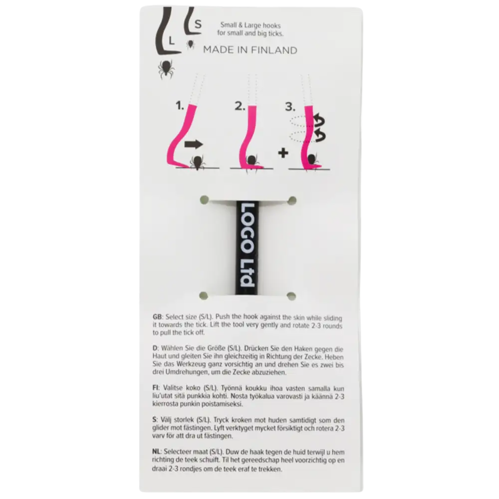 Tick Master punkinpoistaja käyttöohjeet kotimainen liikelahja yrityksille-ZigiZagi