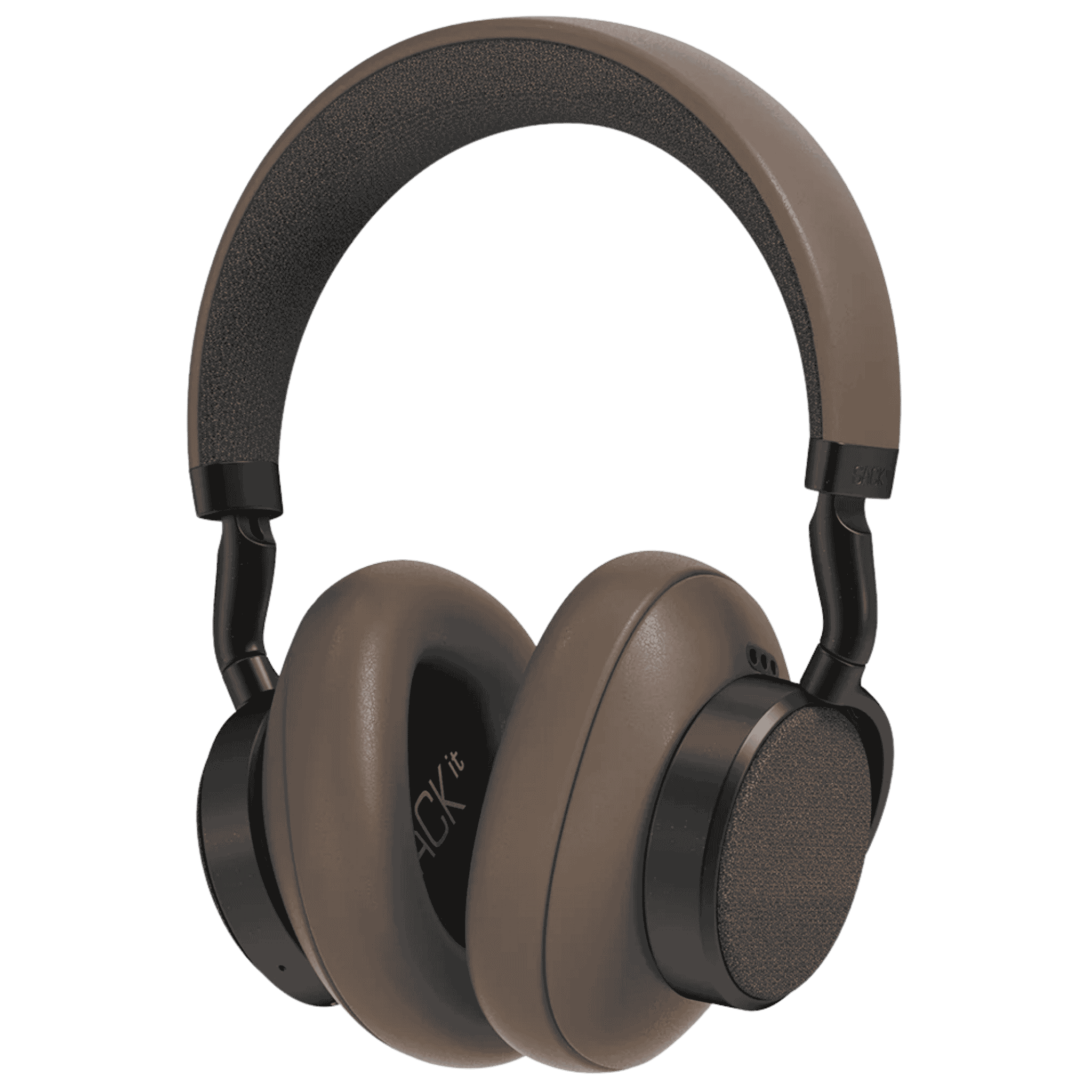 Ruskeat SACKit Touch 400 Hybrid ANC -vastamelukuulokkeet premium-lahjaksi