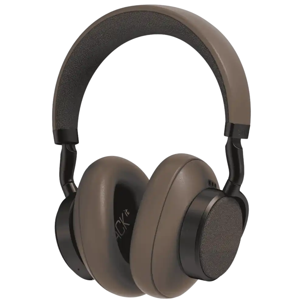 Ruskeat SACKit Touch 400 Hybrid ANC -vastamelukuulokkeet premium-lahjaksi