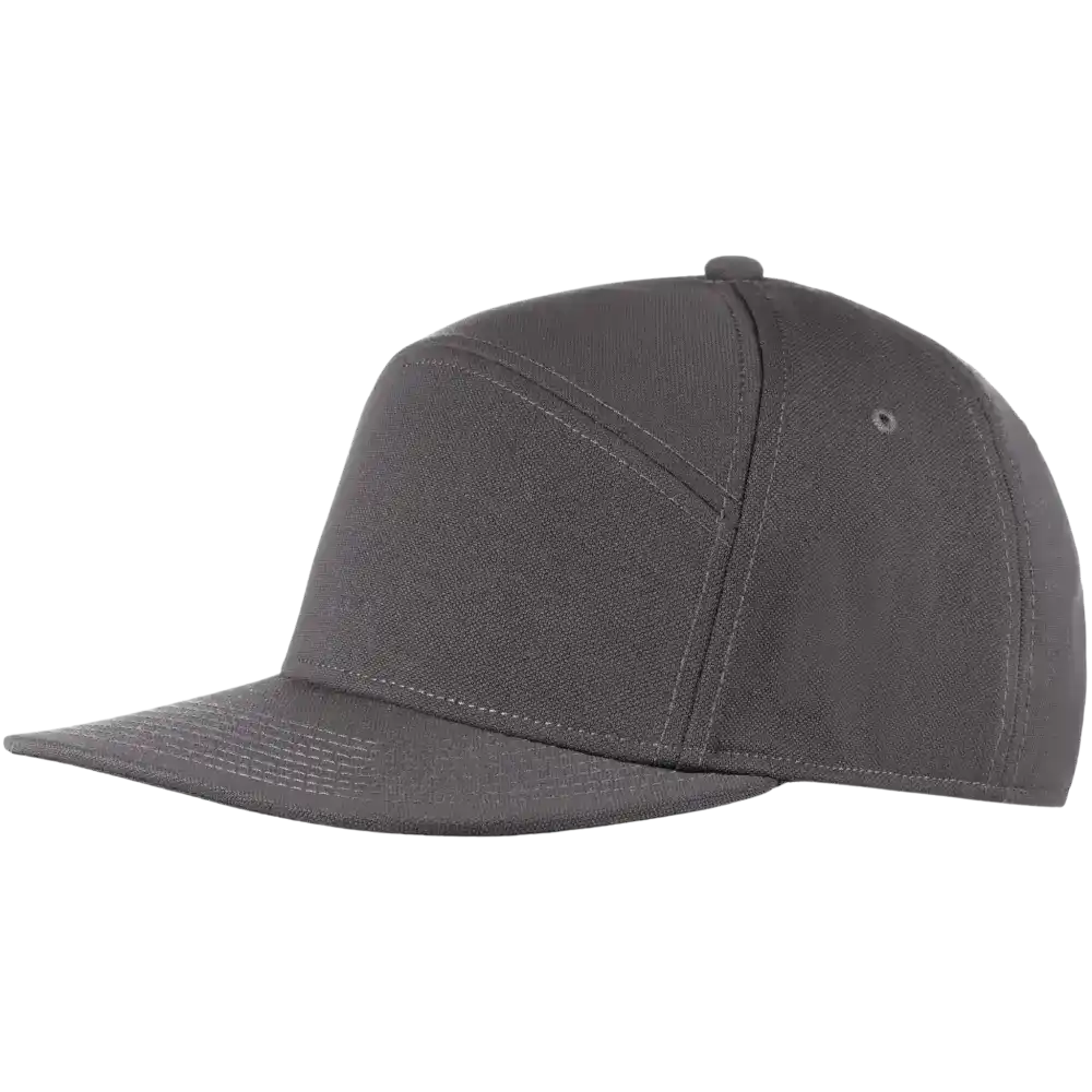 Tummanharmaa CREATE 2in1 lippalakki omalla logolla- ZigiZagi