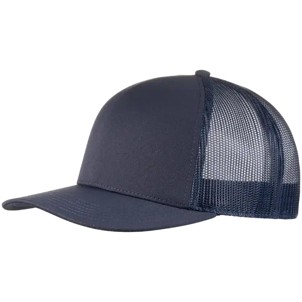 Tummansininen Smooth Mesh lippalakki omalla logolla-ZigiZagi