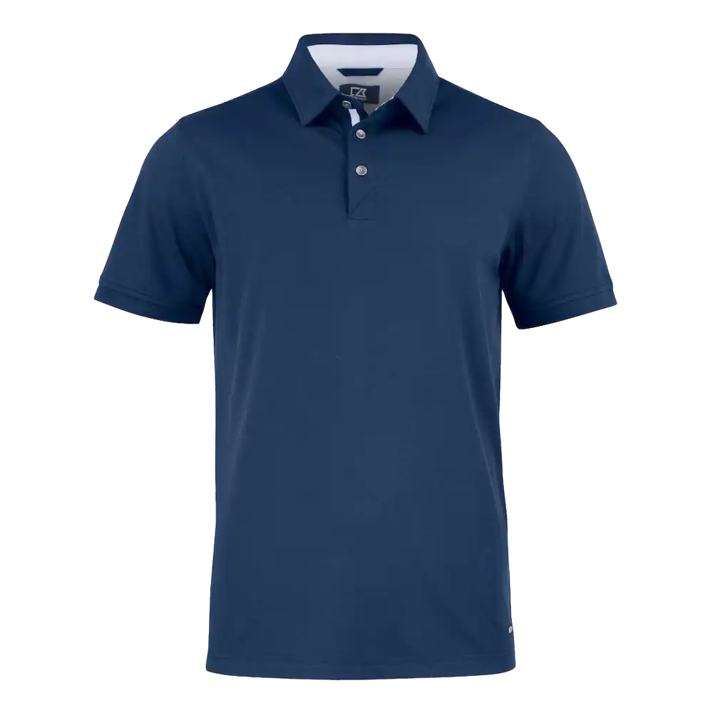 354420 CUTTER & BUCK ADVANTAGE PREMIUM TUMMANSININEN PIKEE OMALLA LOGOLLA-ZigiZagi