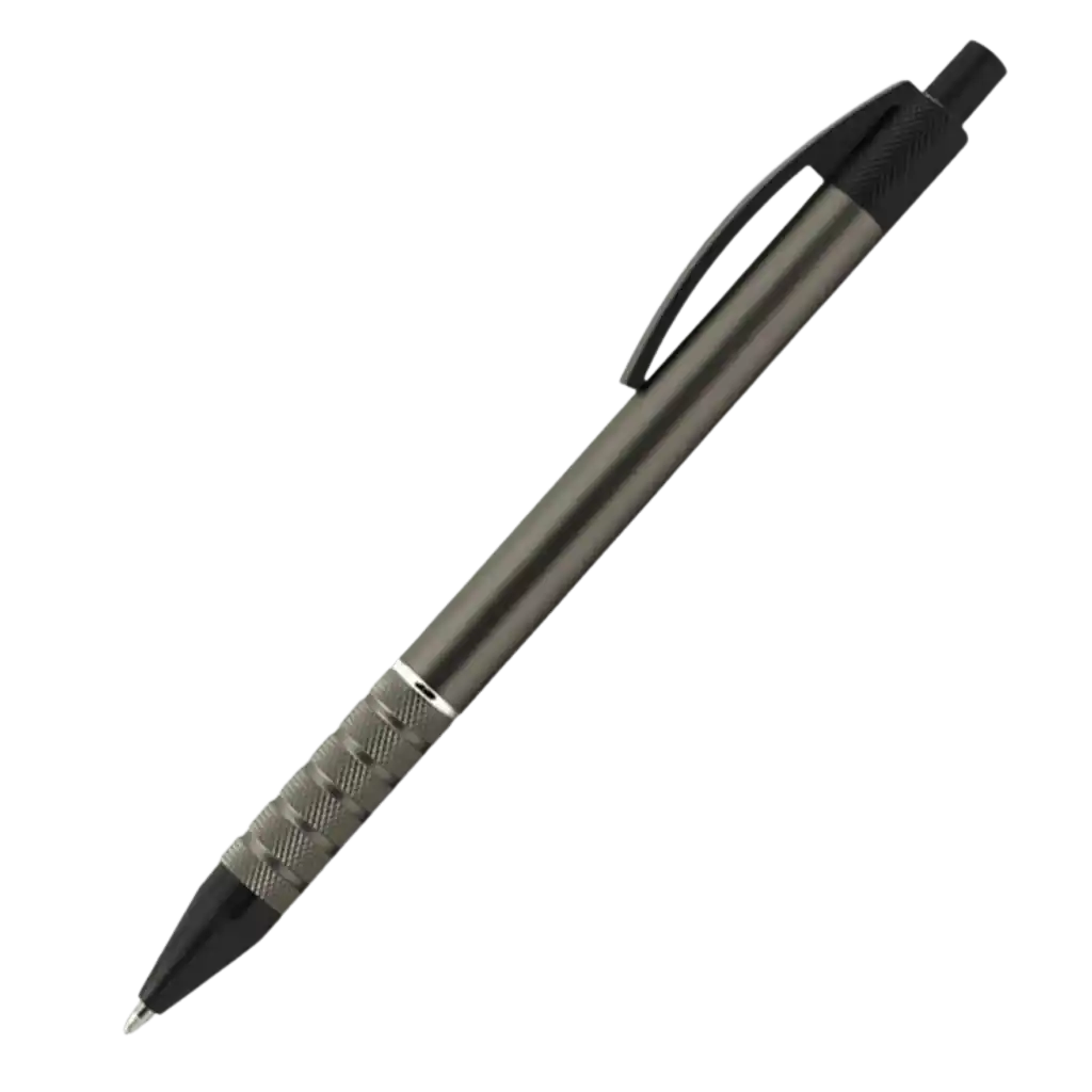 Artist-metallinen mainoskynä omalla logolla – harmaa