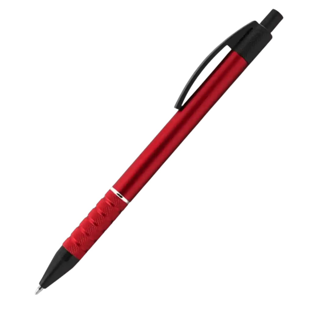 Artist-metallinen mainoskynä omalla logolla – punainen